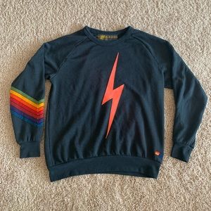 Aviator Nation Chevron Stripe Crew